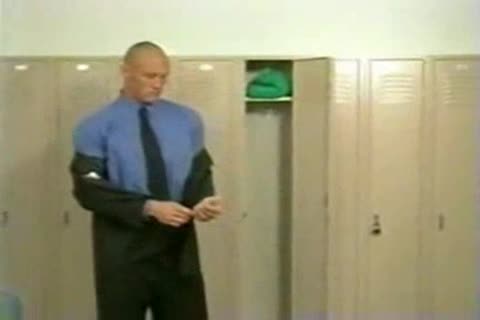 Three tight man In The Locker Room