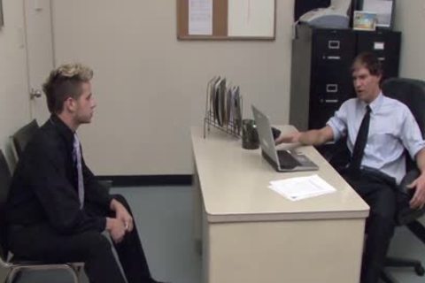 filthy homosexual men poke In The Office
