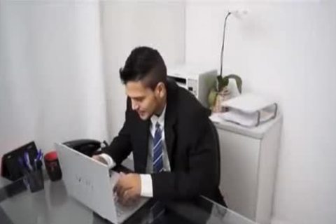 Hunk acquires A large penis From Boss