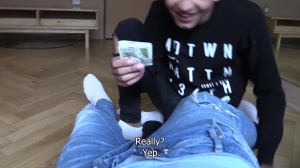 young Czech lad plows in his sister's room