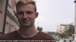 Tatted-up chap taking a overweight rod in his taut a-hole