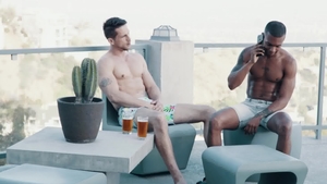 NoirMale.com: Jacen Zhu blowjob cum sex scene