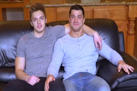 teen Muscle guy Collin Stretched Blake's taut butthole