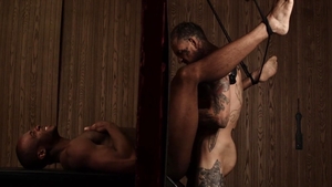 MEN: Inked Trent King bondage sex scene