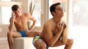 GayRoom: Ryan Tyler hard workout sex tape