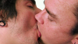 ManPuppy.com - Gay Johnny and hottest Leo Blue gagging
